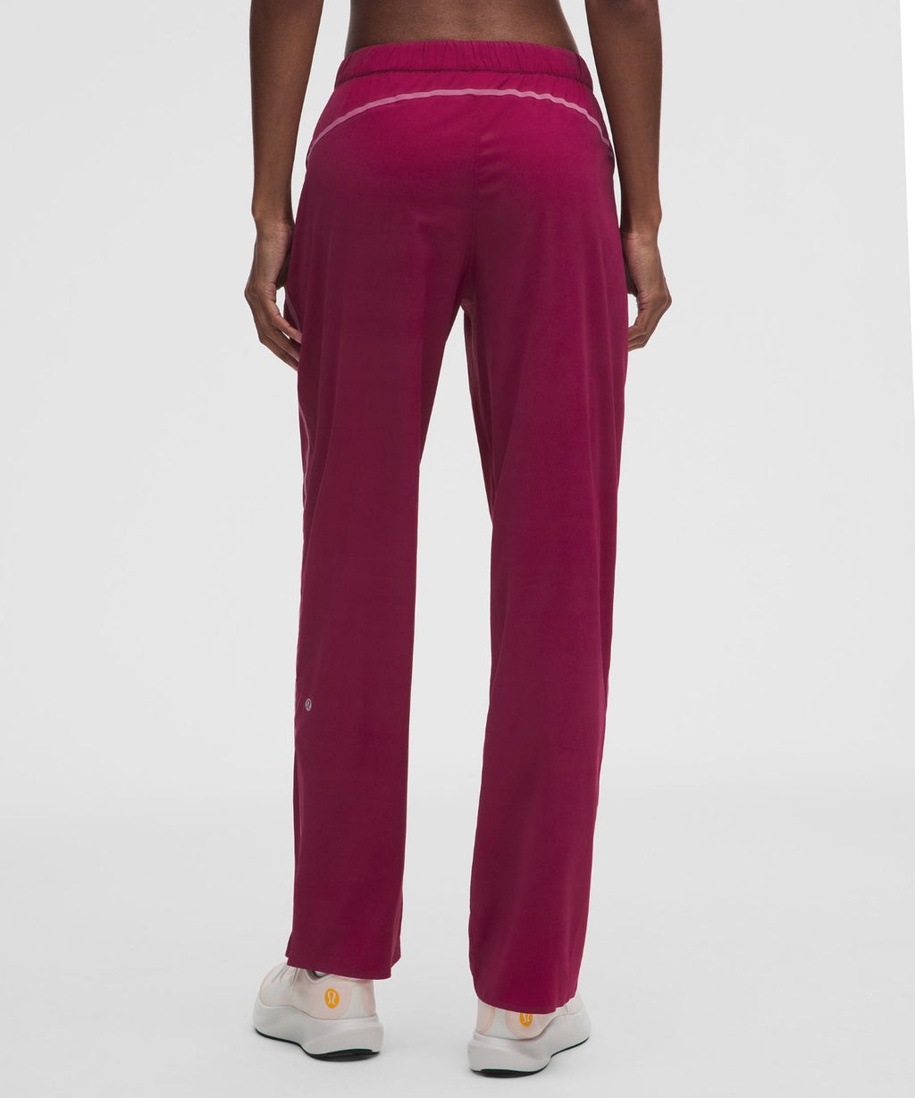 Two-Toned Mid-Rise Track Pant Raspberry Rave/Flamingo Fun Tone