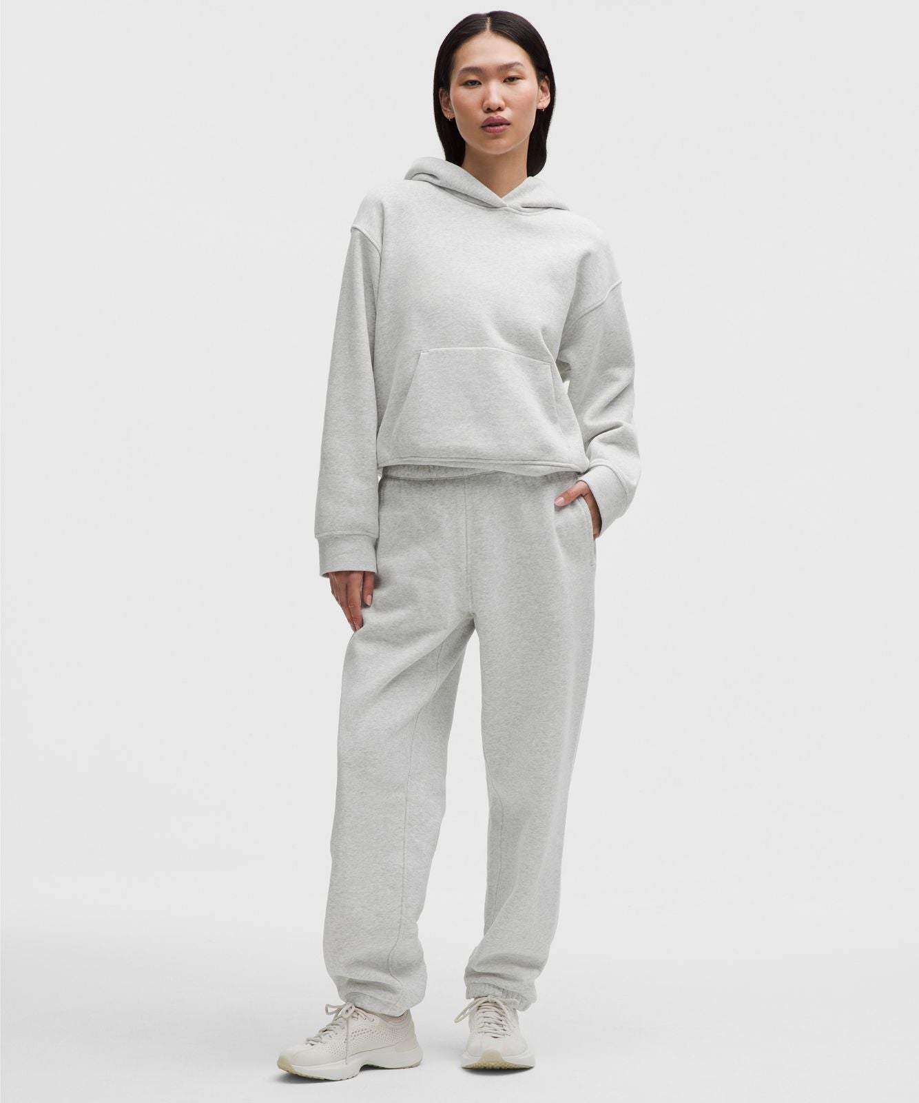 Women's Steady State SuperLoft Jogger Heathered Core Ultra Light Grey