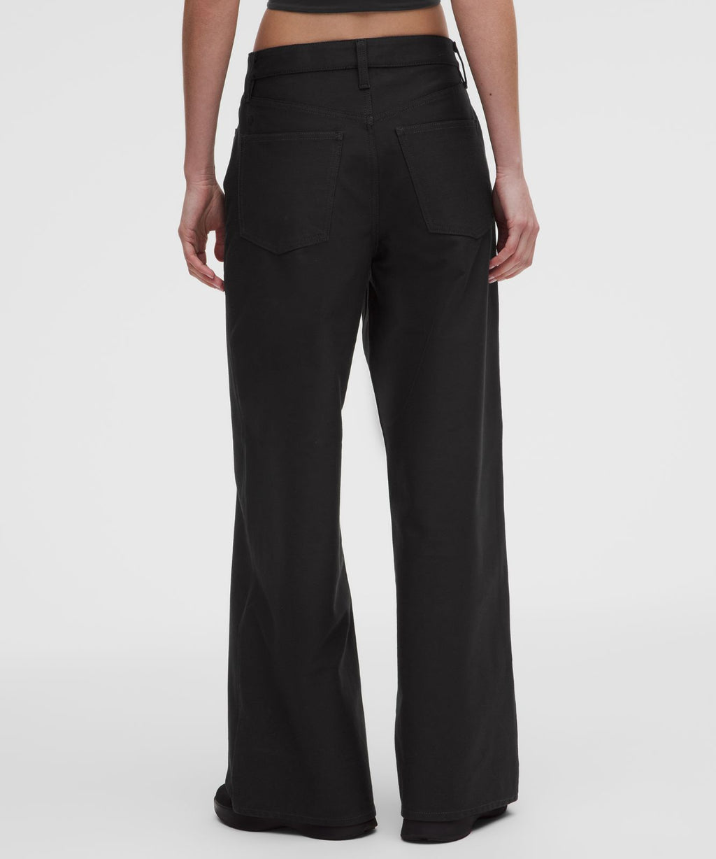 EasyFive Mid-Rise Classic-Wide Pant *Regular Black