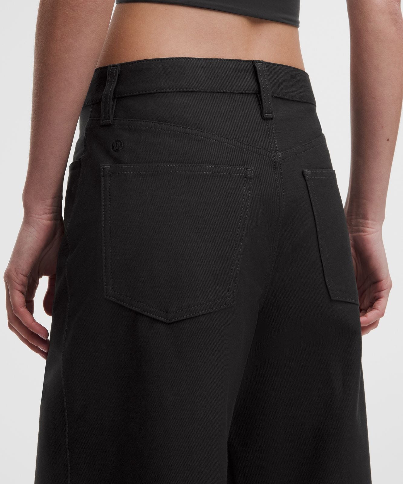 EasyFive Mid-Rise Classic-Wide Pant *Regular Black