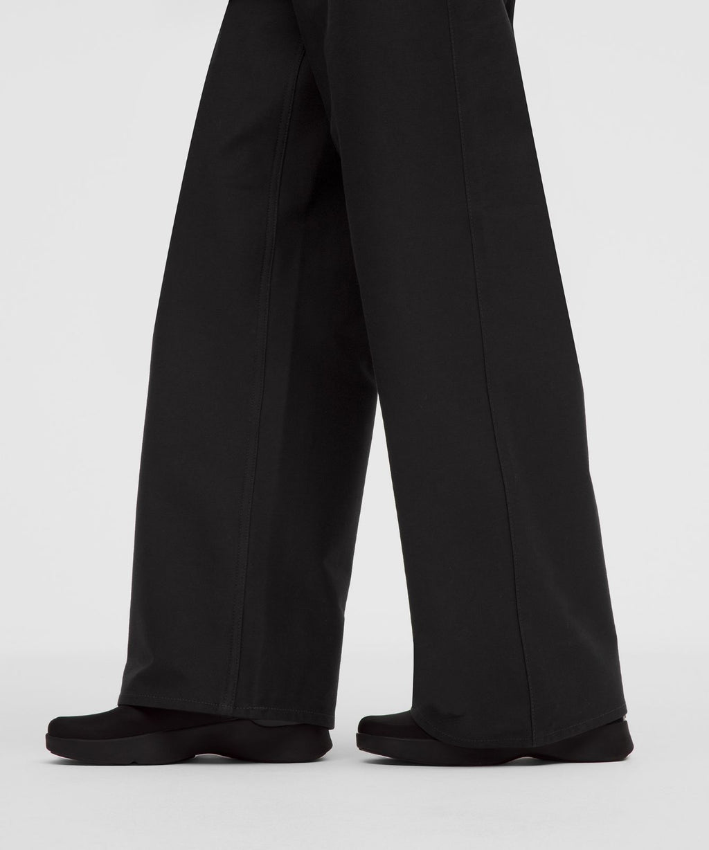EasyFive Mid-Rise Classic-Wide Pant *Regular Black