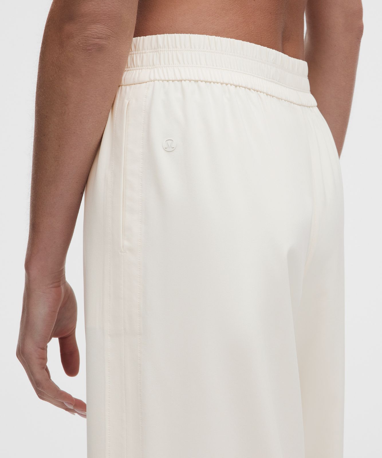 Breezily Mid-Rise Cropped Pant Coconut Ivory