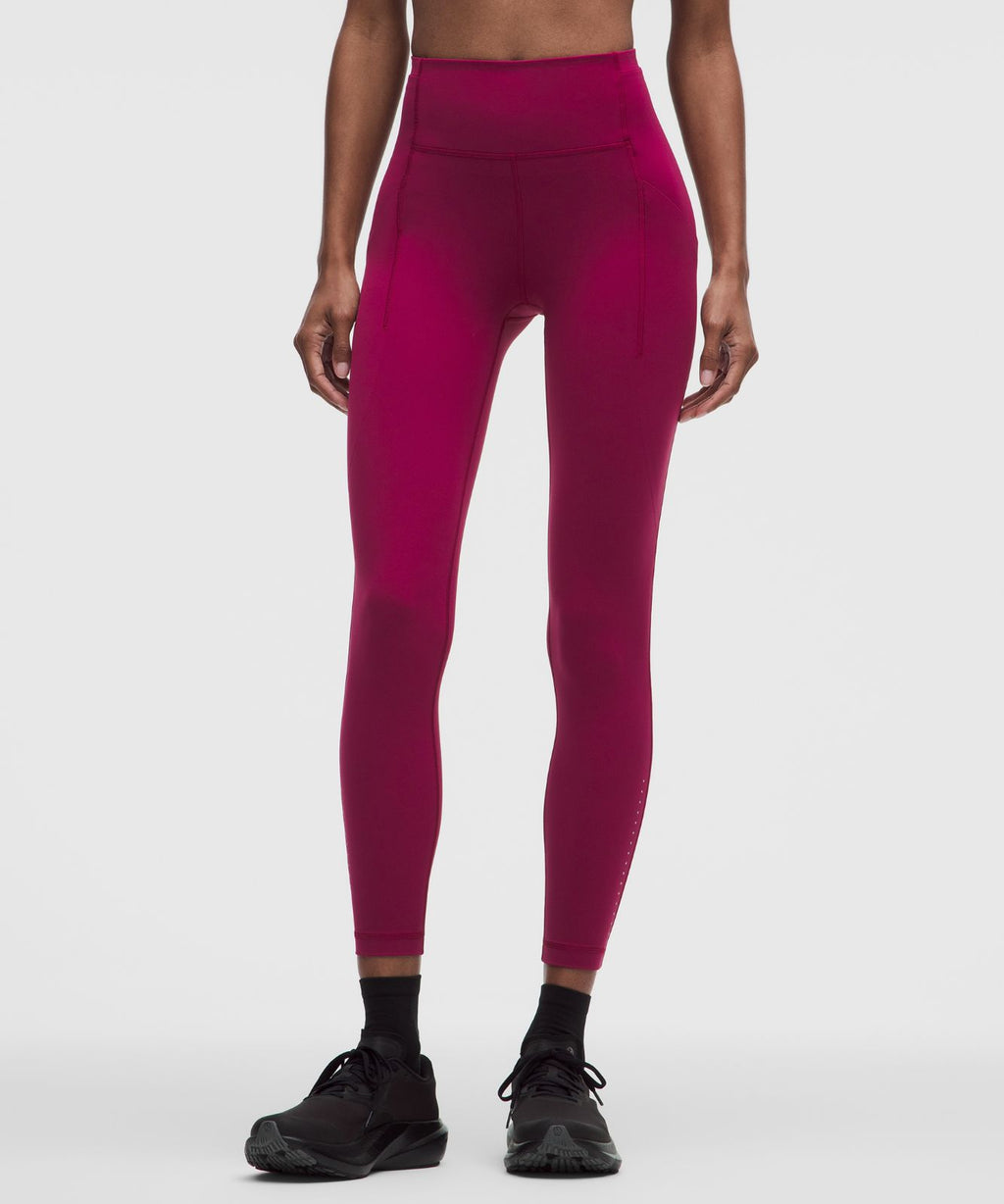Swift Speed High-Rise Tight 25" Raspberry Rave