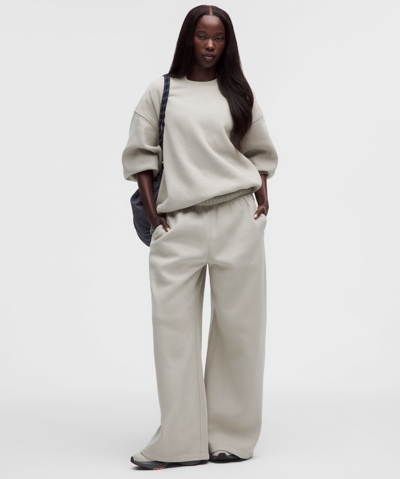 Women's Steady State SuperLoft Oversized Wide-Leg Pant Hailstone Grey