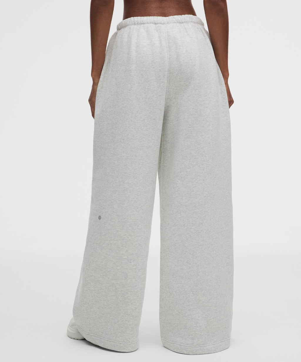 Women's Steady State SuperLoft Oversized Wide-Leg Pant Heathered Core Ultra Light Grey