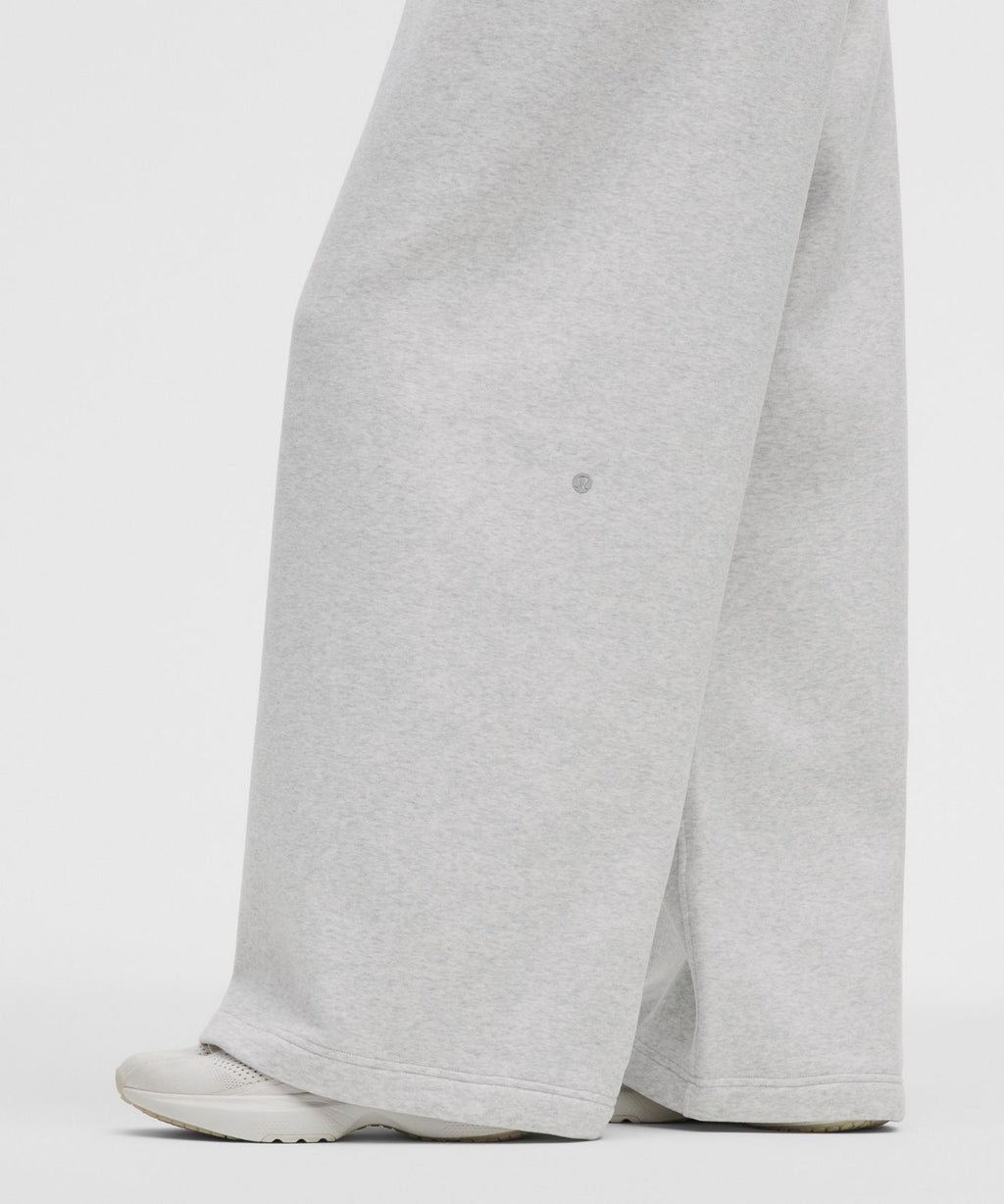 Women's Steady State SuperLoft Oversized Wide-Leg Pant Heathered Core Ultra Light Grey