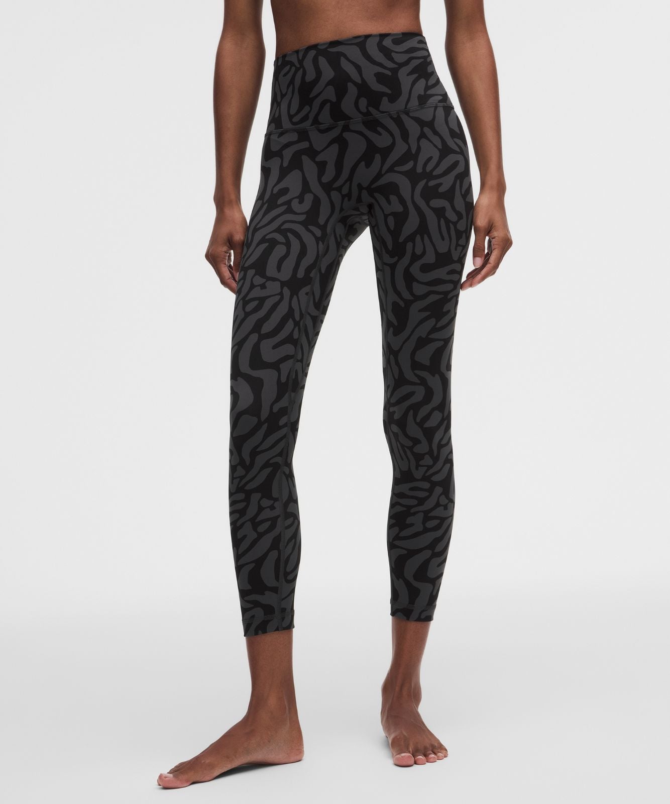 lululemon Align No Line™ High-Rise Pant 25" Zebra Camo Black Multi