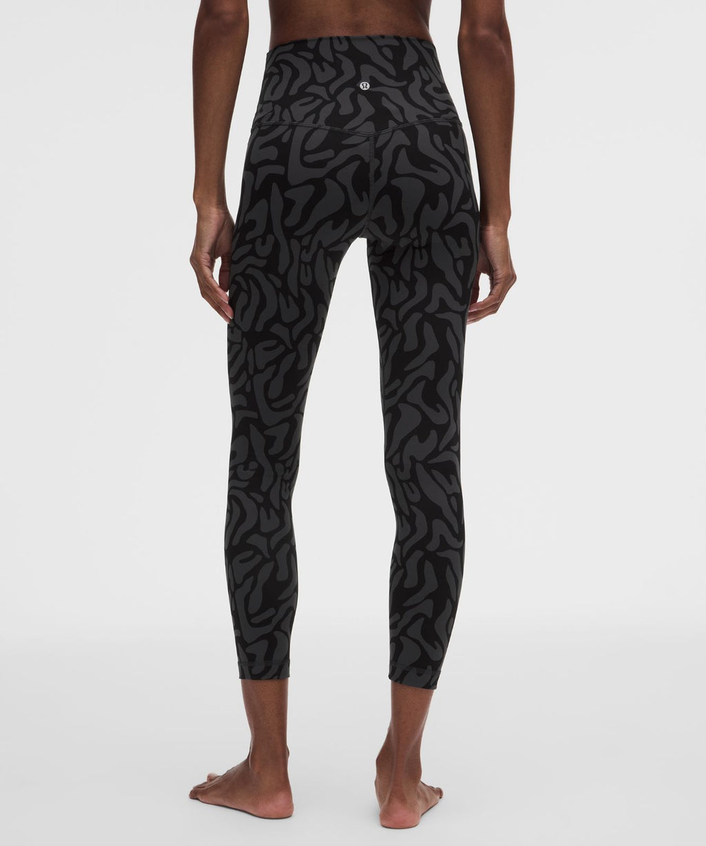 lululemon Align No Line™ High-Rise Pant 25" Zebra Camo Black Multi