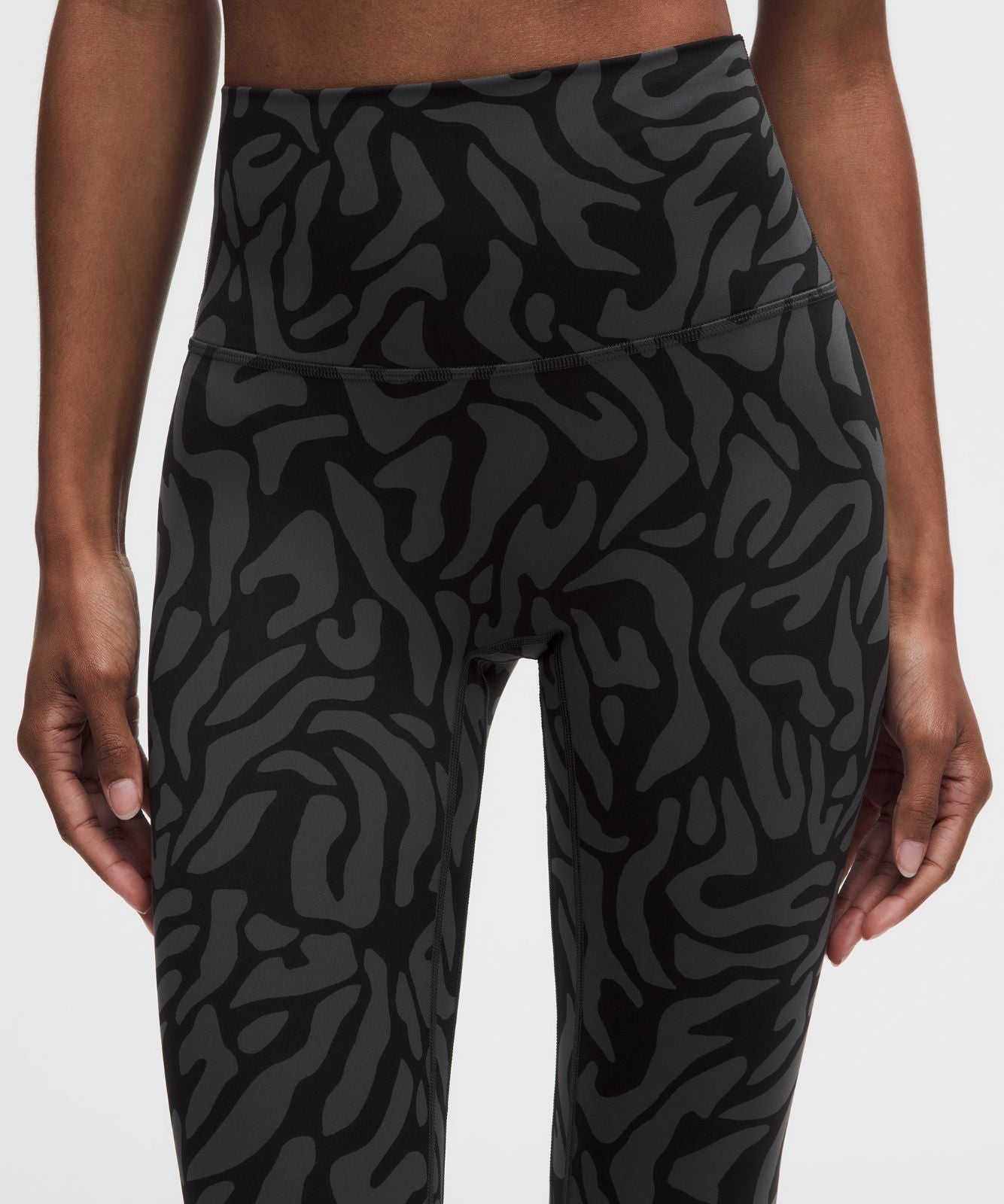 lululemon Align No Line™ High-Rise Pant 25" Zebra Camo Black Multi