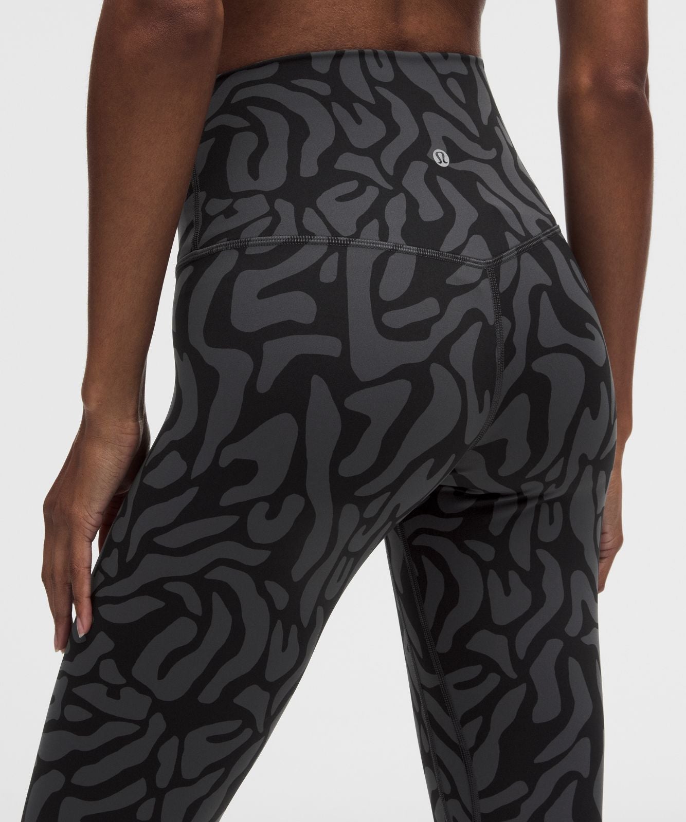 lululemon Align No Line™ High-Rise Pant 25" Zebra Camo Black Multi