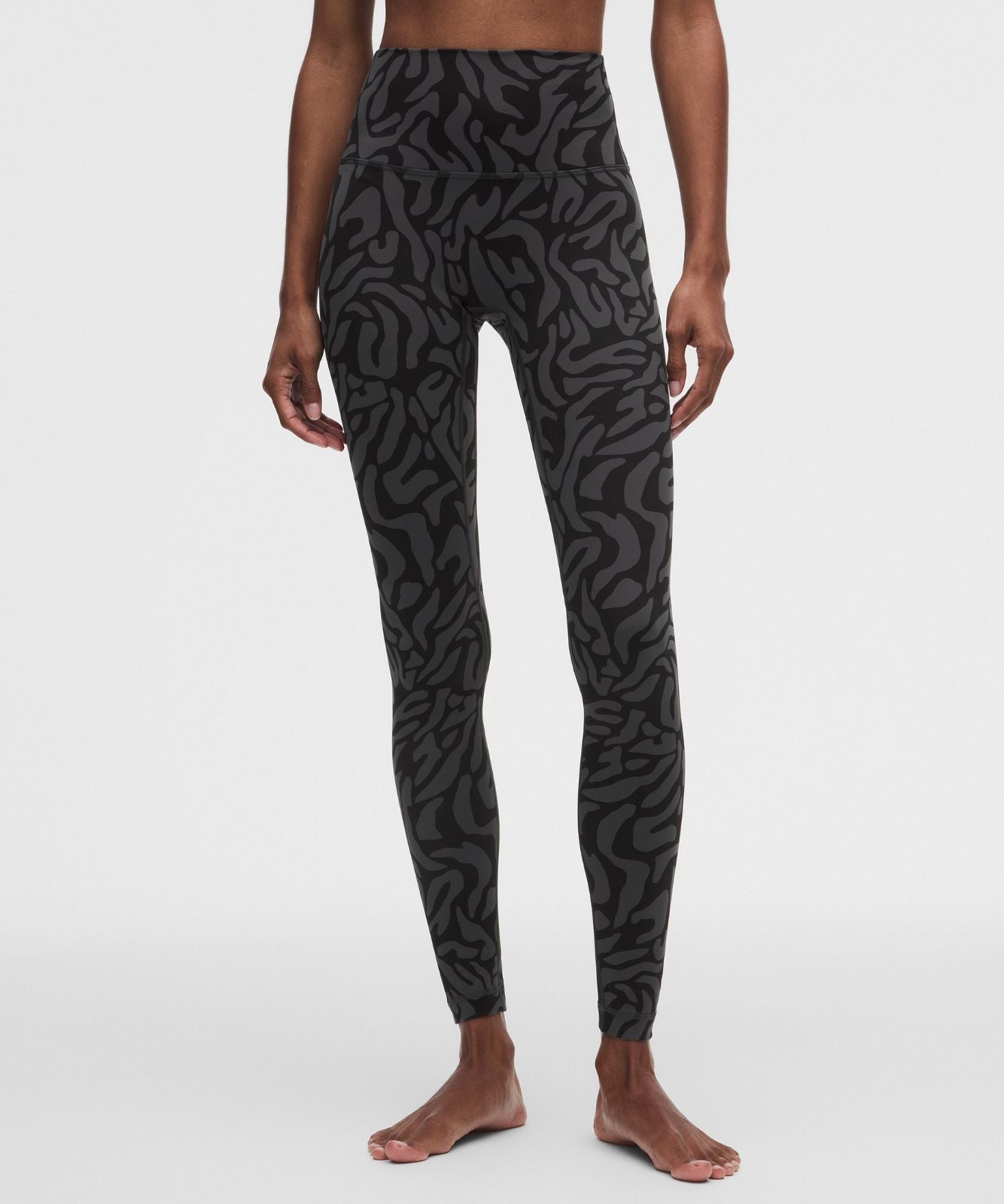 lululemon Align No Line™ High-Rise Pant 28" Zebra Camo Black Multi