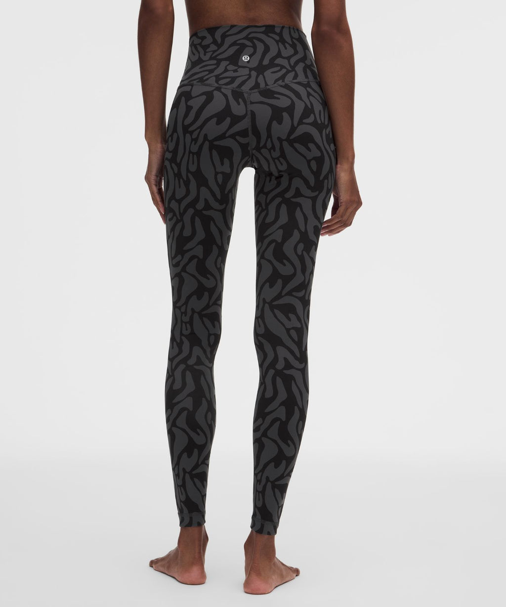 lululemon Align No Line™ High-Rise Pant 28" Zebra Camo Black Multi