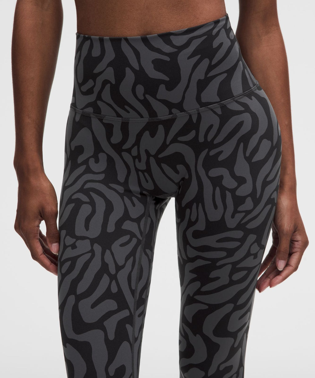lululemon Align No Line™ High-Rise Pant 28" Zebra Camo Black Multi