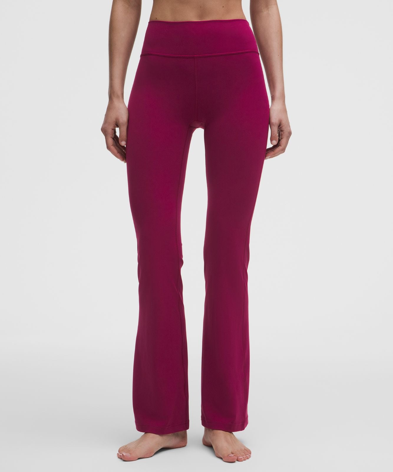 Groove Nulu High-Rise Flared Pant *Short Raspberry Rave
