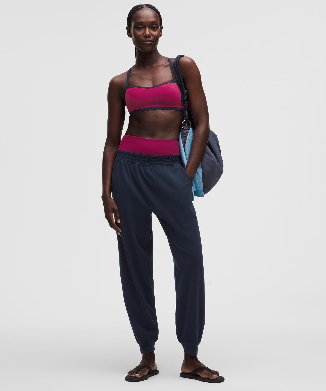 lululemon Align™ Ribbed-Waist Jogger True Navy/Raspberry Rave