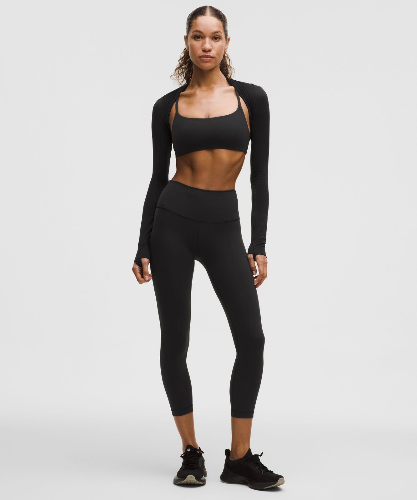 Wunder Train High-Rise Crop 23" Black