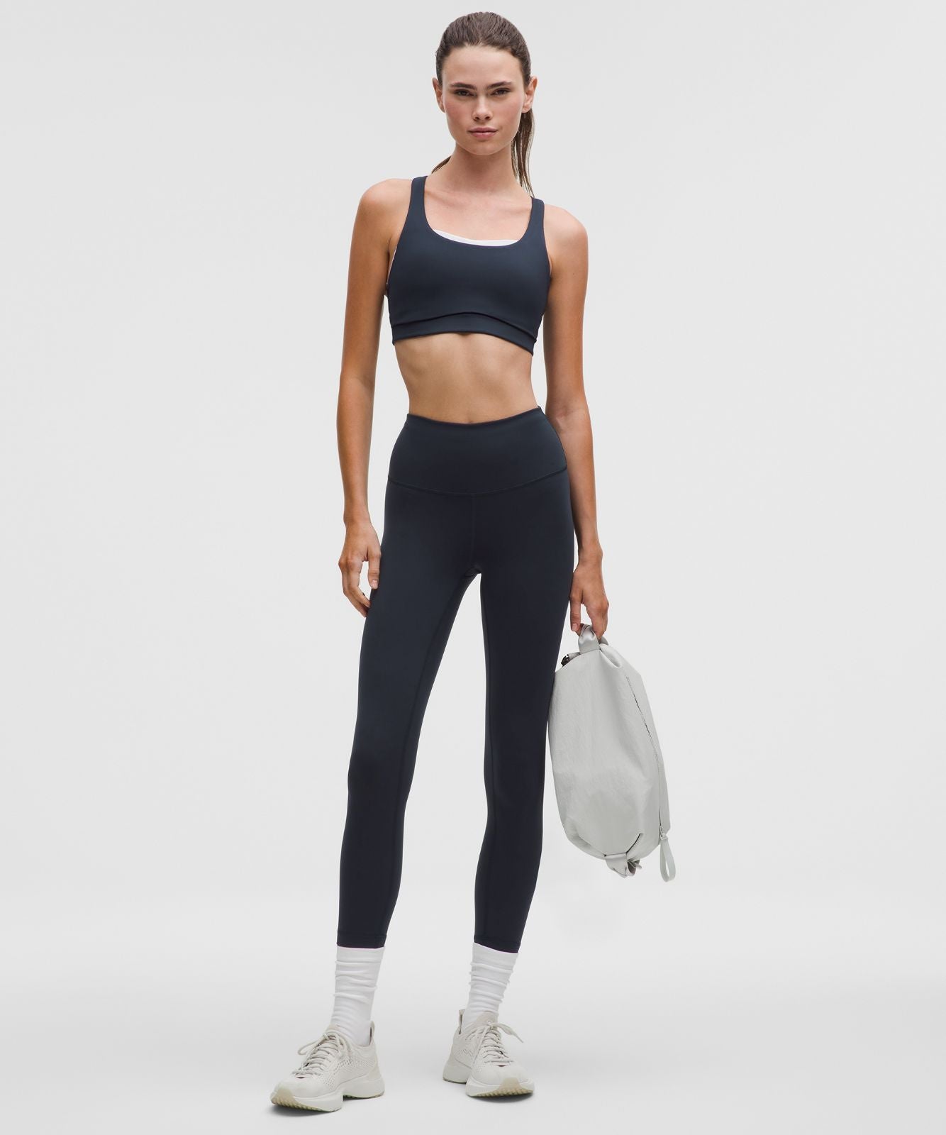 Wunder Train High-Rise Crop 23" True Navy
