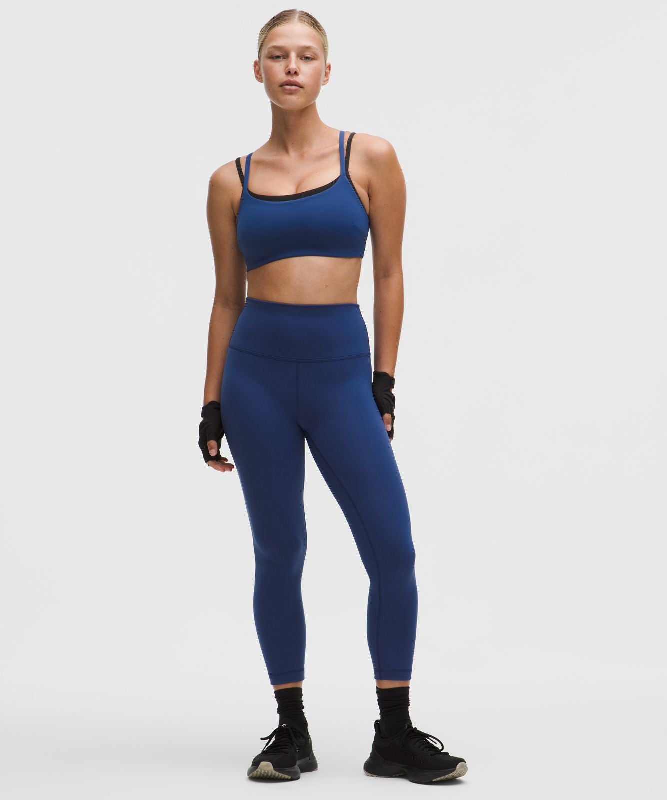 Wunder Train High-Rise Crop 23" Clubhouse Blue