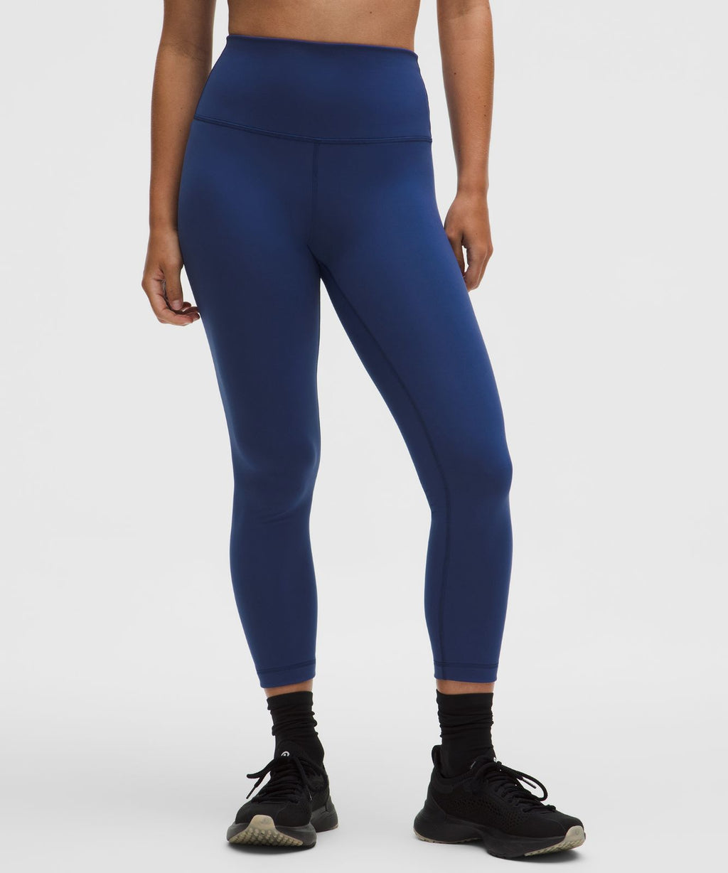 Wunder Train High-Rise Crop 23" Clubhouse Blue