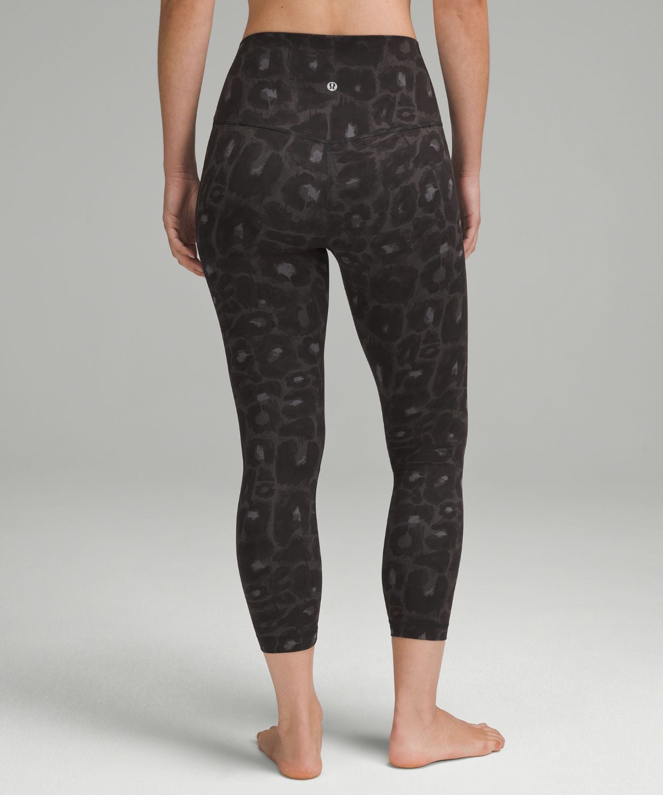 lululemon Align™ High-Rise Crop 23" Spray Leopard Black Multi
