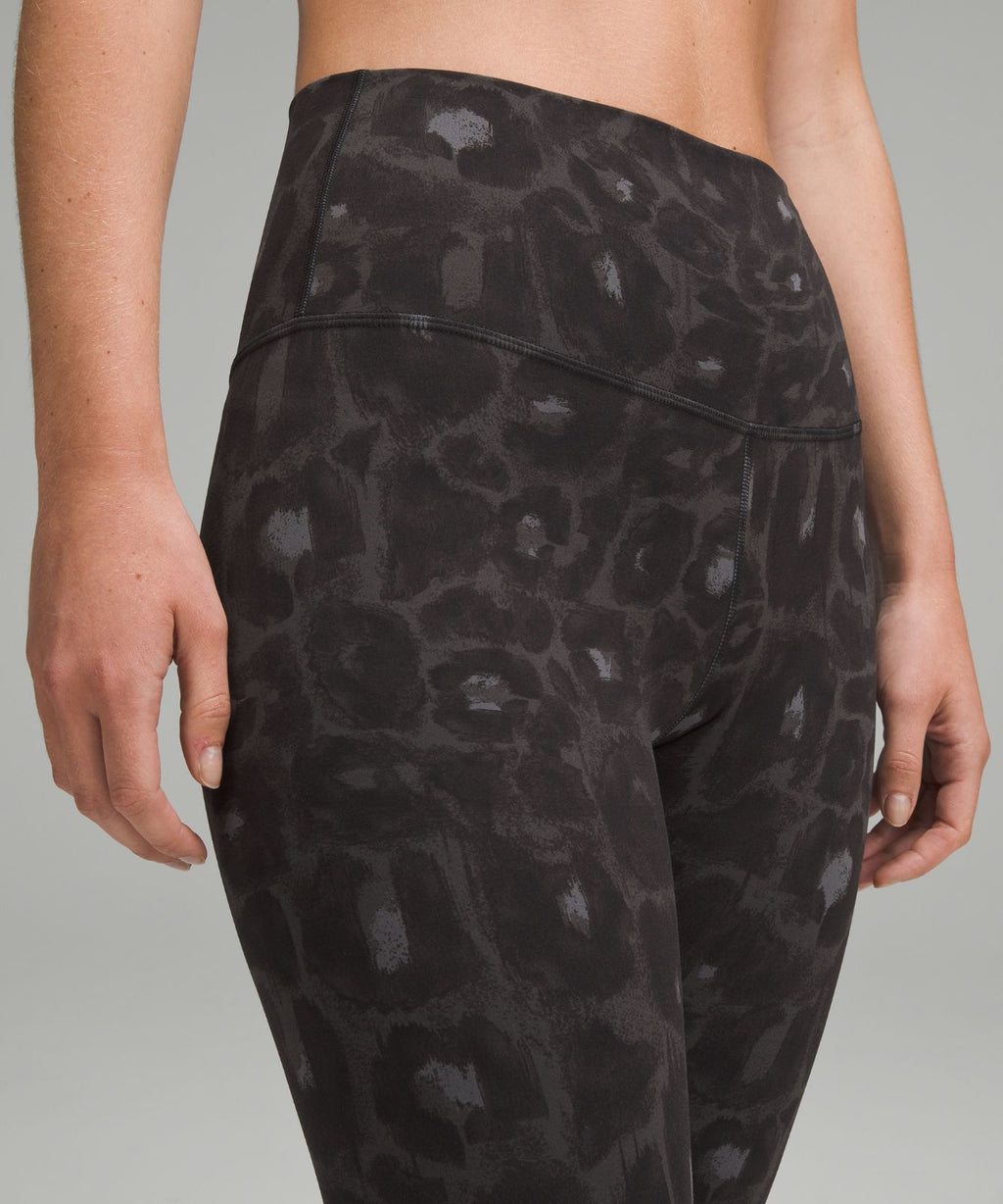 lululemon Align™ High-Rise Crop 23" Spray Leopard Black Multi