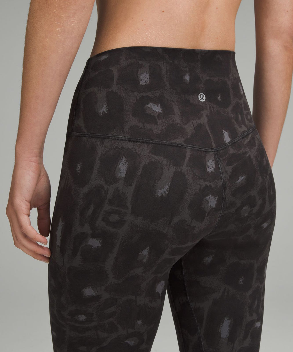 lululemon Align™ High-Rise Crop 23" Spray Leopard Black Multi