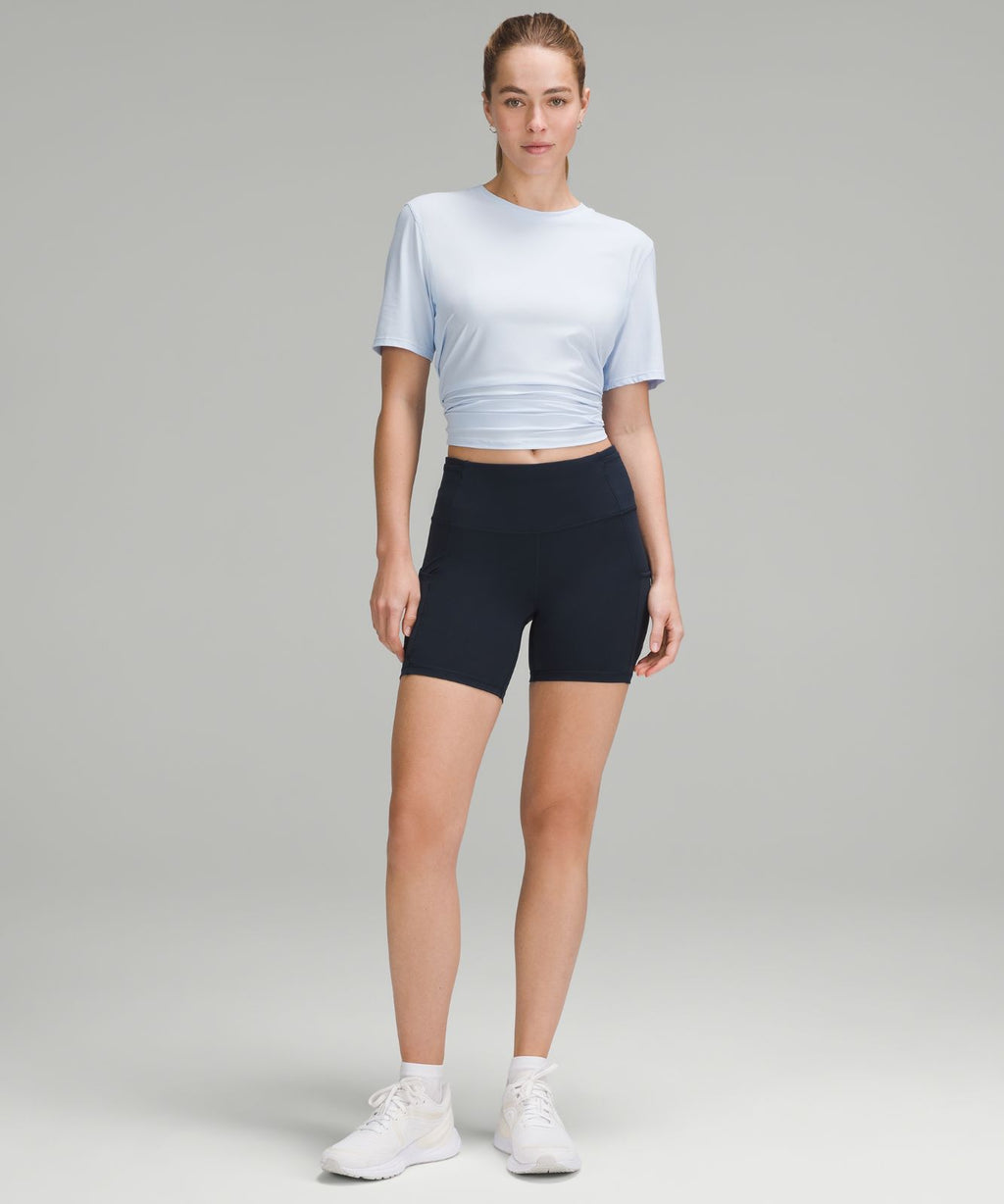Fast and Free High-Rise Short 6" *7 Pocket True Navy