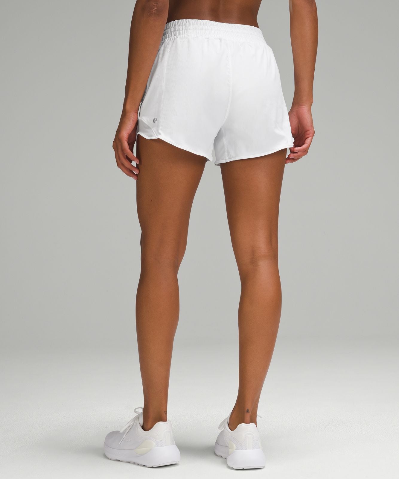 Hotty Hot High-Rise Lined Short 4" White