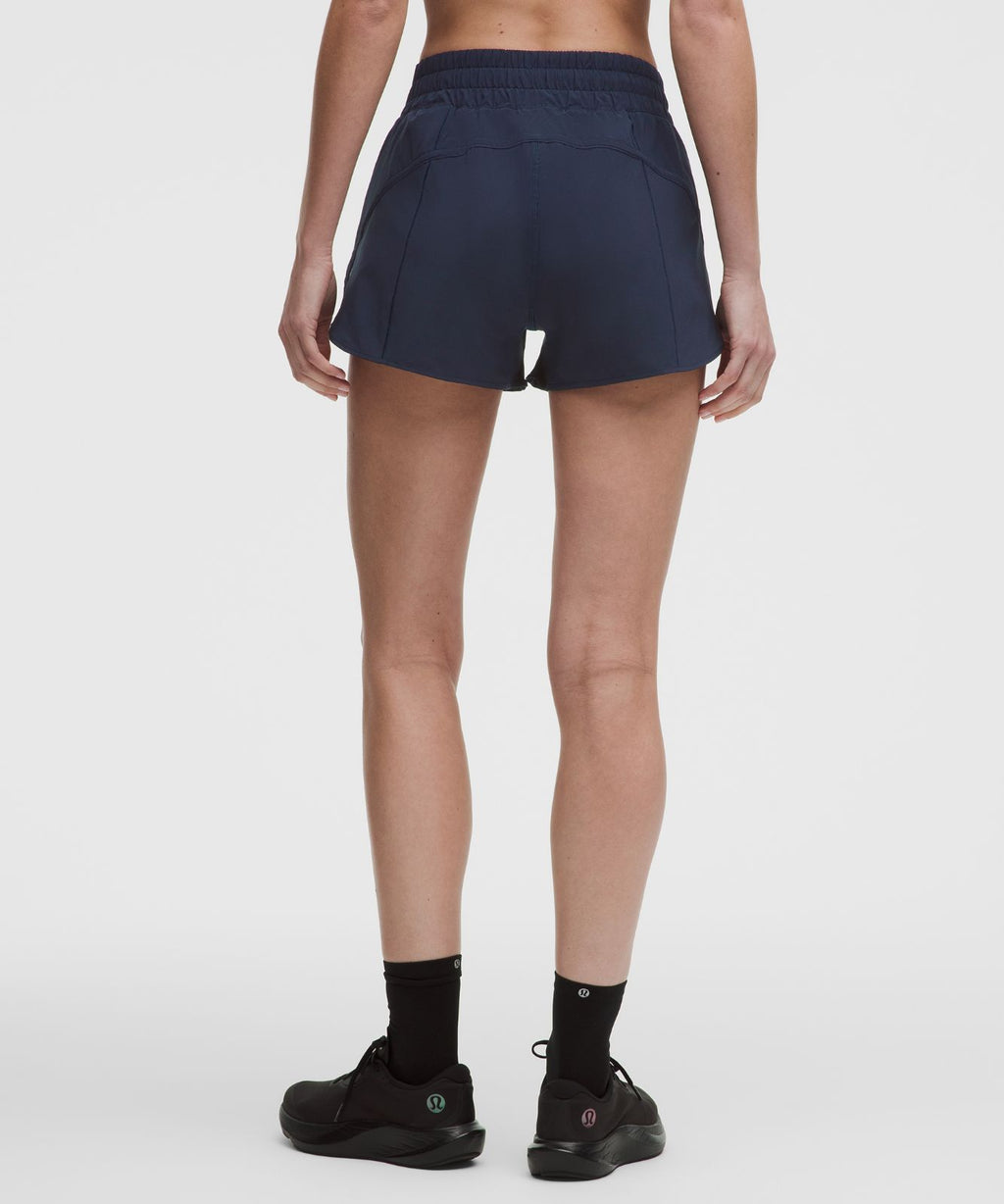 Track That High-Rise Lined Short 3" True Navy