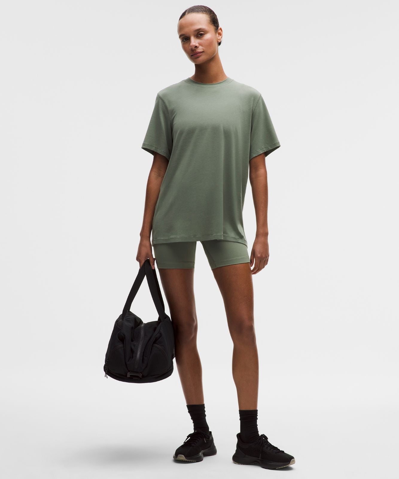 Wunder Train High-Rise Short 6" Willow Leaf