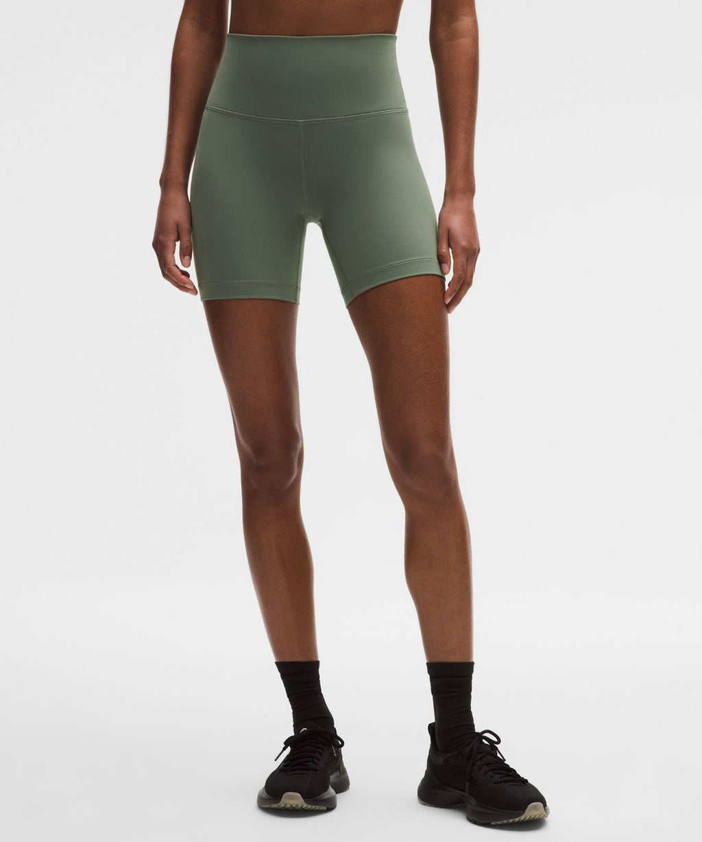 Wunder Train High-Rise Short 6" Willow Leaf