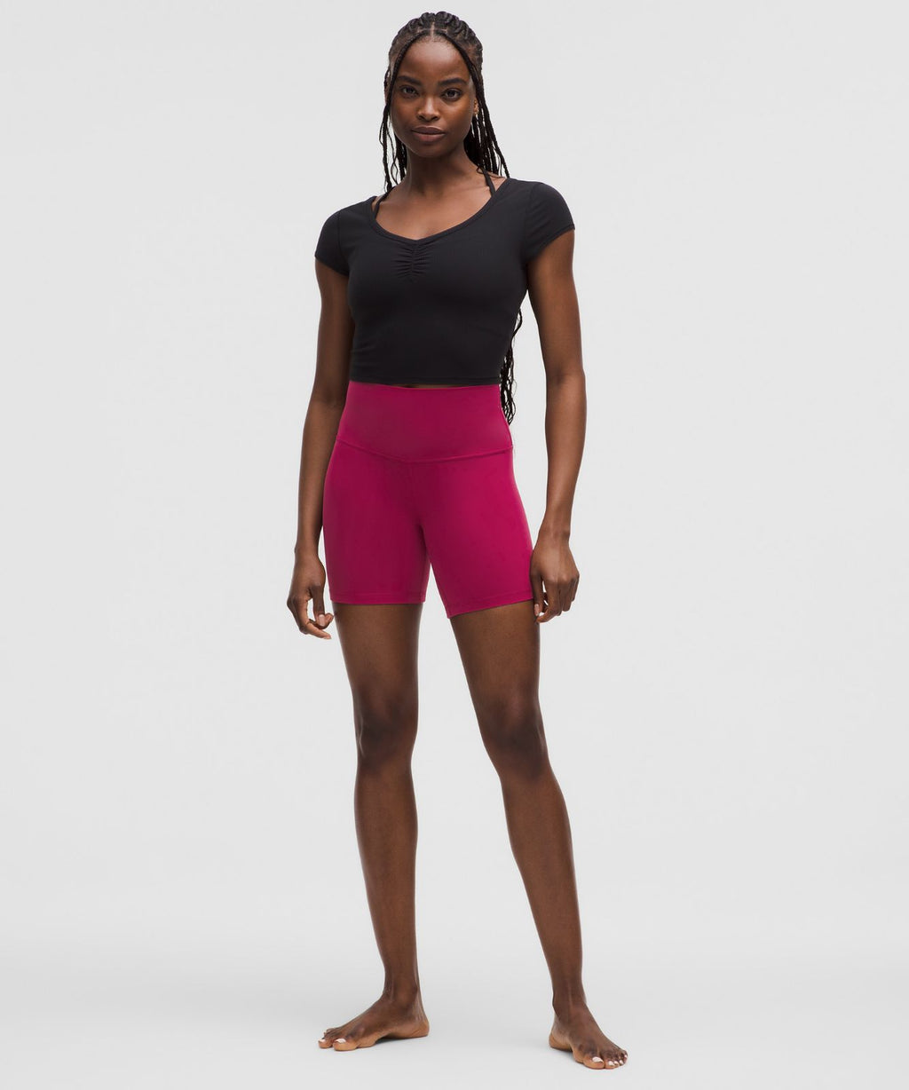 lululemon Align™ High-Rise Short 6" Magenta Smoke