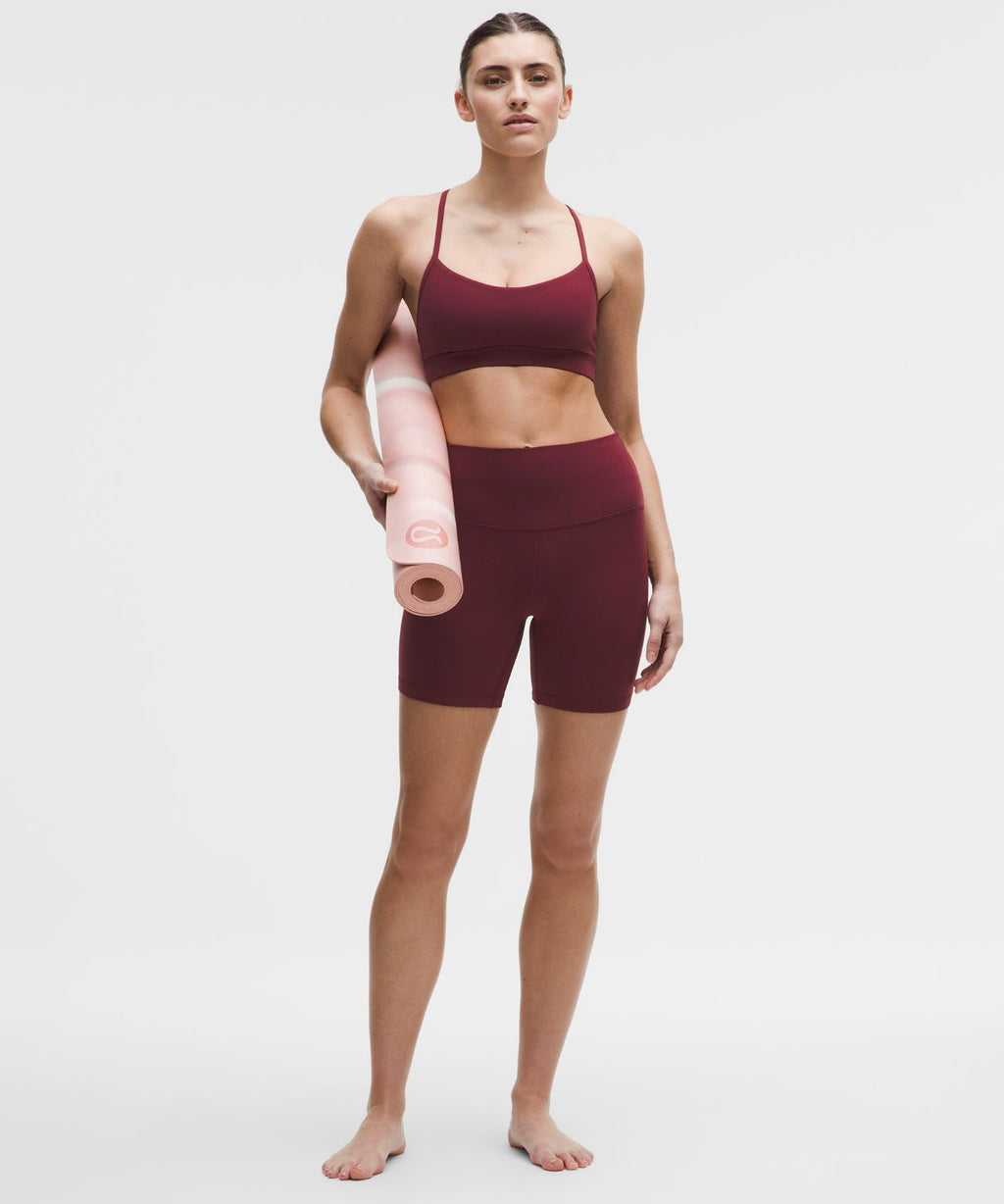 lululemon Align™ High-Rise Short 6" Burgundy Bay