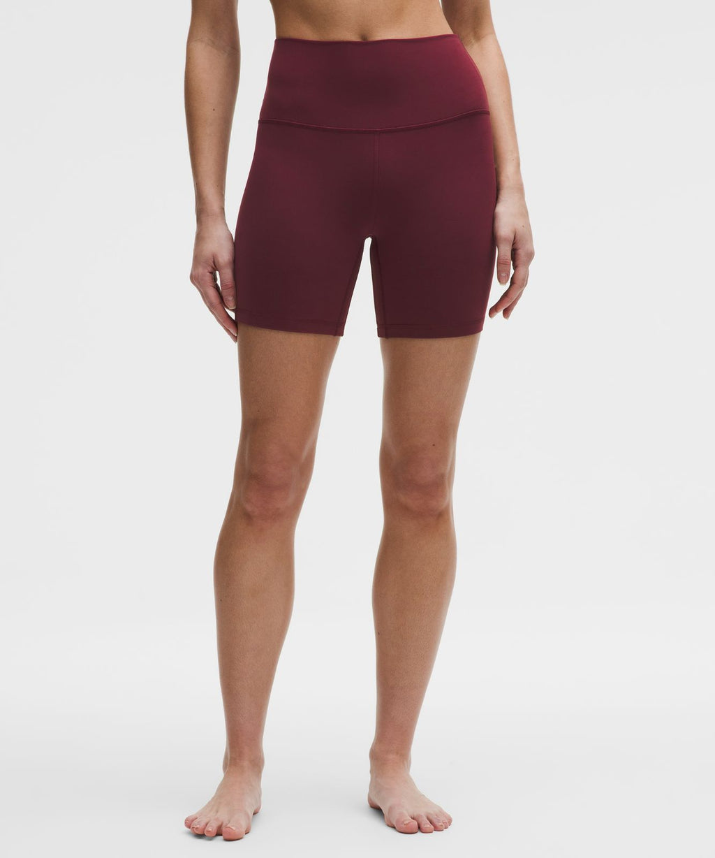 lululemon Align™ High-Rise Short 6" Burgundy Bay