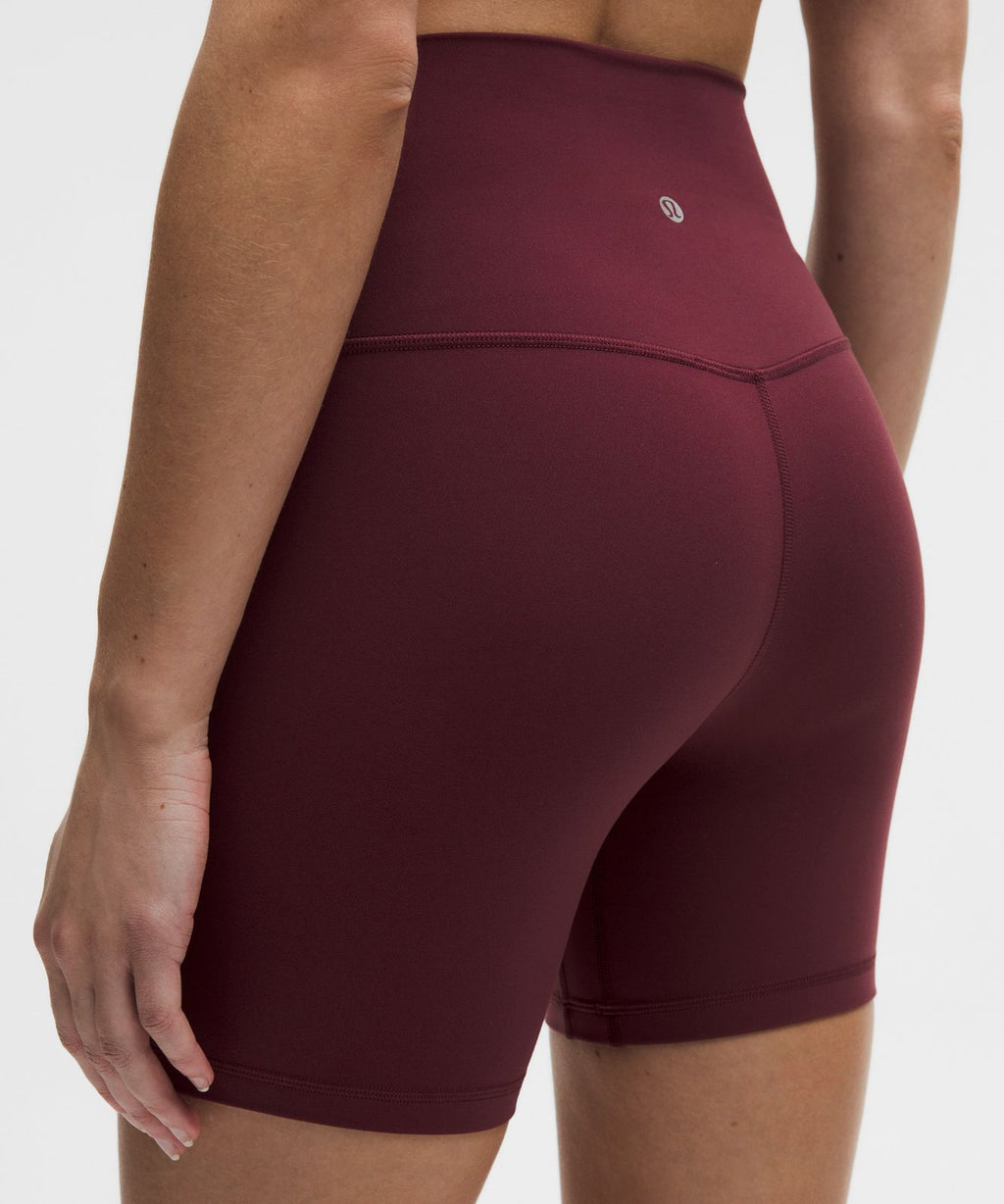 lululemon Align™ High-Rise Short 6" Burgundy Bay