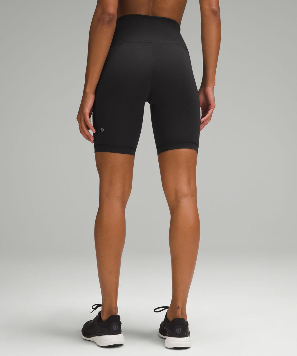 Wunder Train High-Rise Short 8" Black