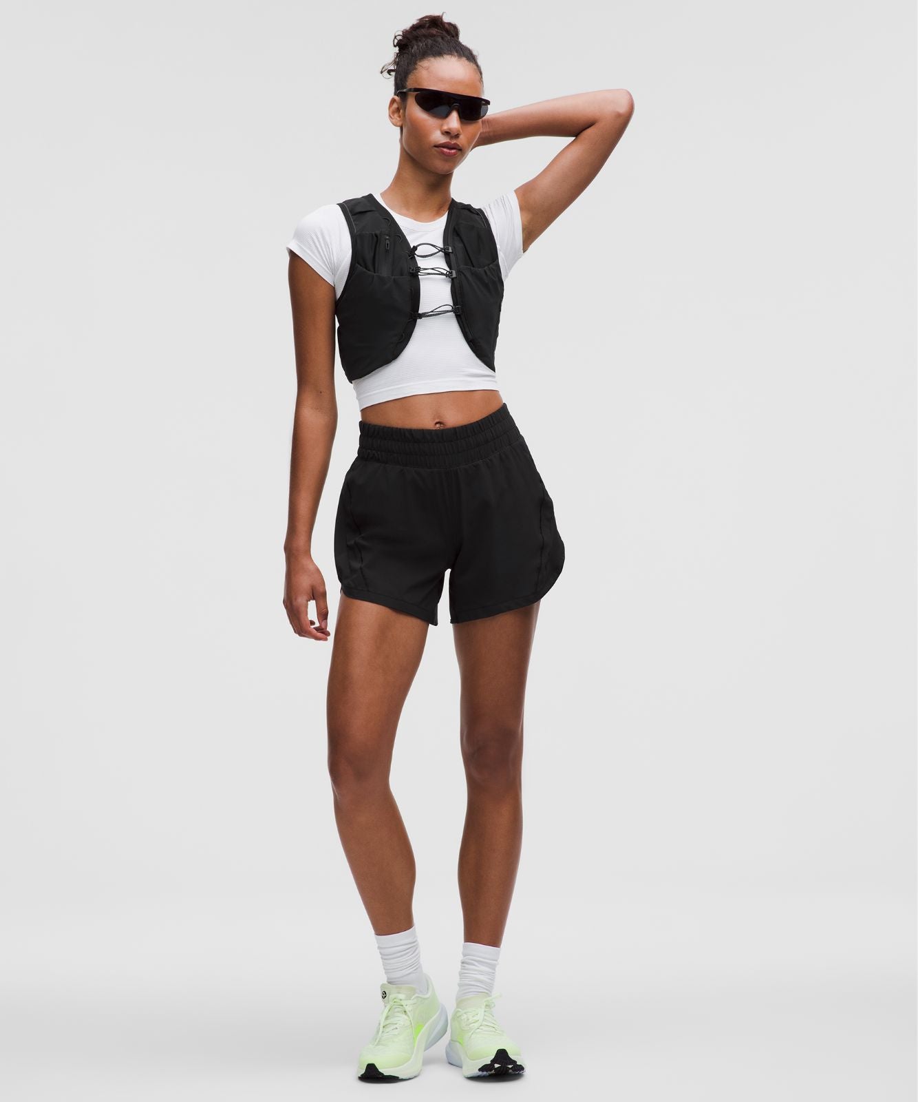Track That High-Rise Lined Short 5" Black