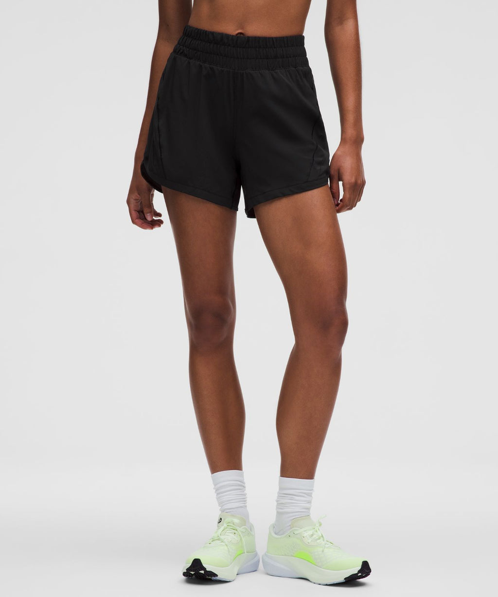 Track That High-Rise Lined Short 5" Black