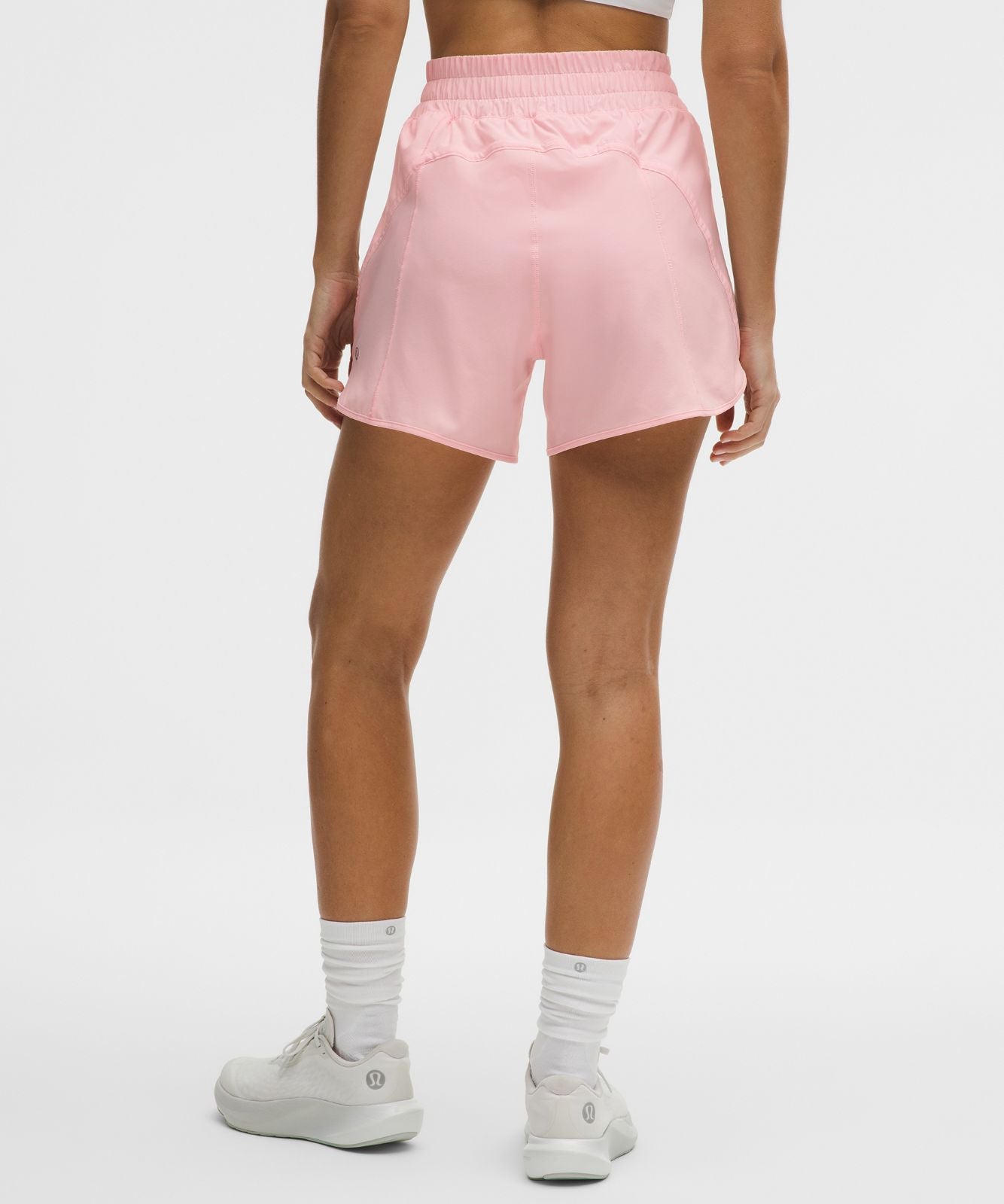 Track That High-Rise Lined Short 5" Pink Pearl