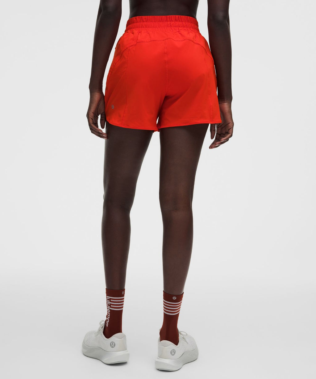 Track That High-Rise Lined Short 5" Cherry Ember
