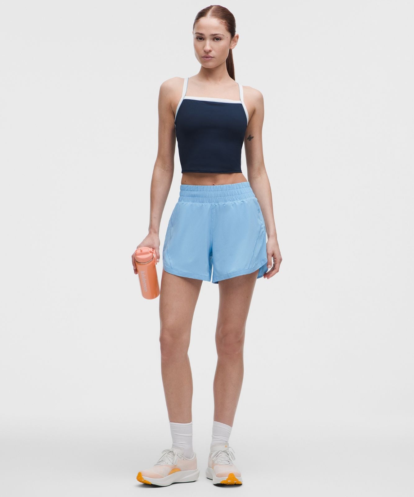 Track That High-Rise Lined Short 5" Dreamy Blue