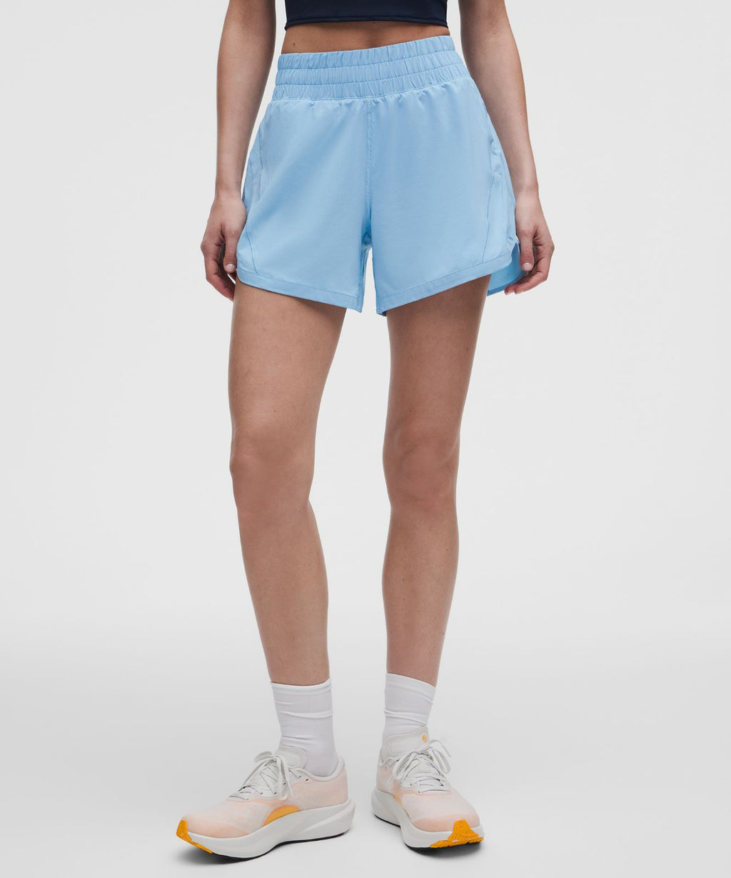 Track That High-Rise Lined Short 5" Dreamy Blue