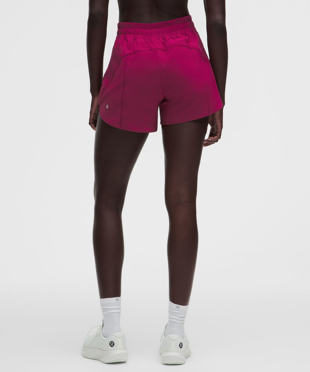 Track That High-Rise Lined Short 5" Raspberry Rave