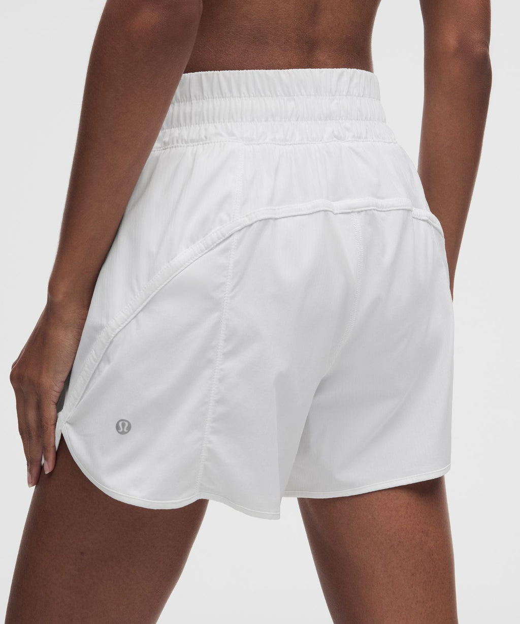 Track That High-Rise Lined Short 5" White