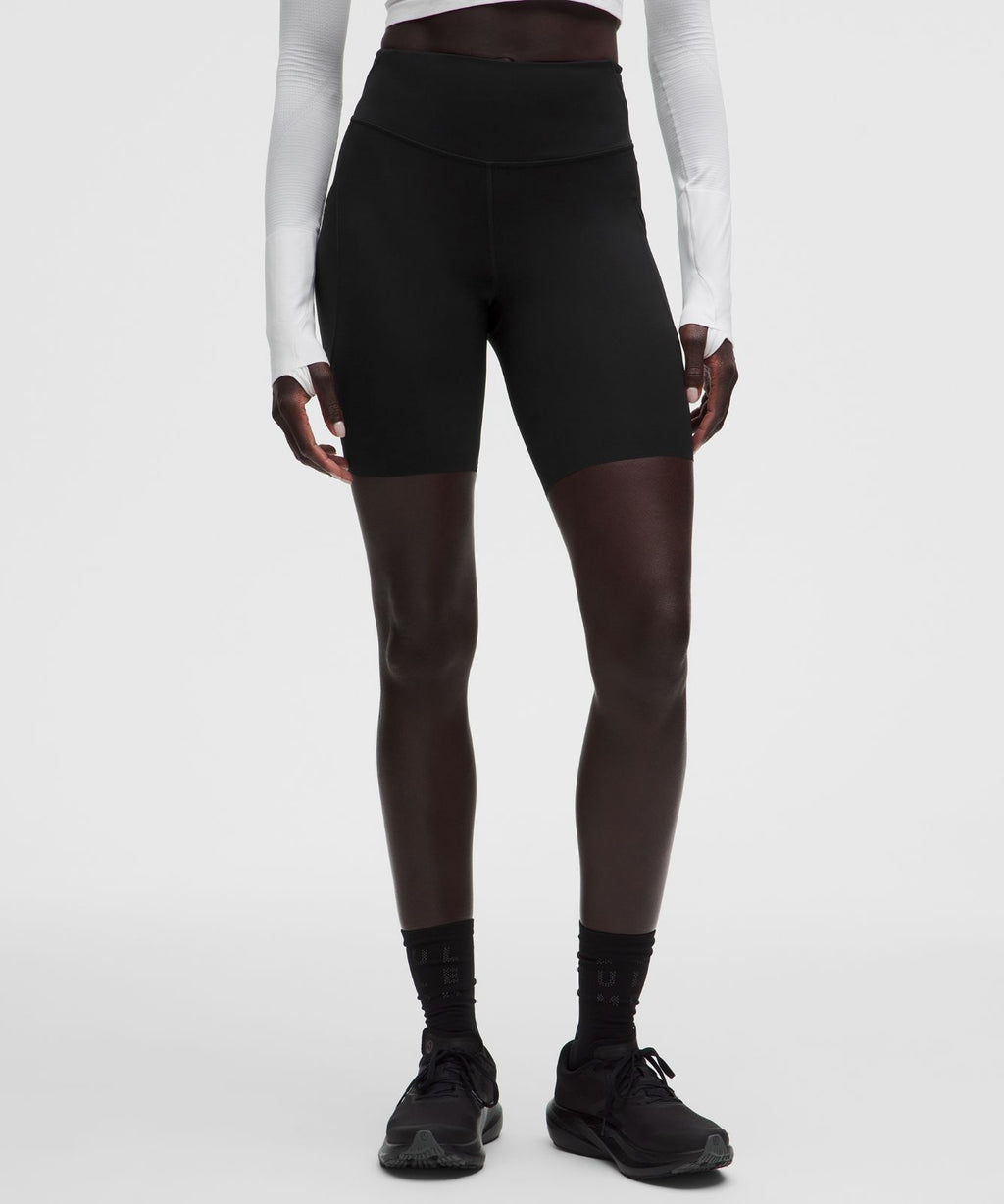 Fast and Free High-Rise Short 8" *5 Pocket Black