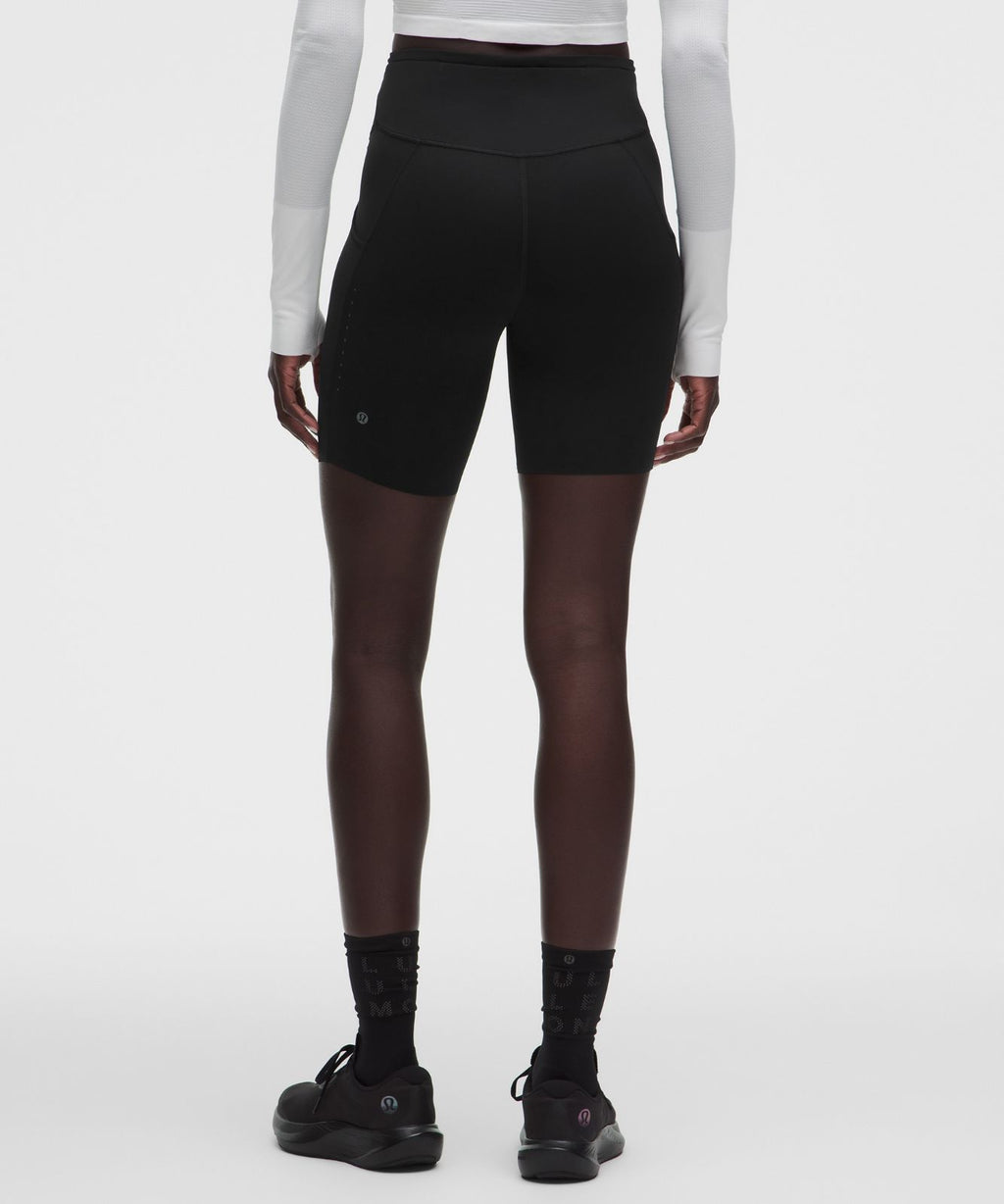 Fast and Free High-Rise Short 8" *5 Pocket Black