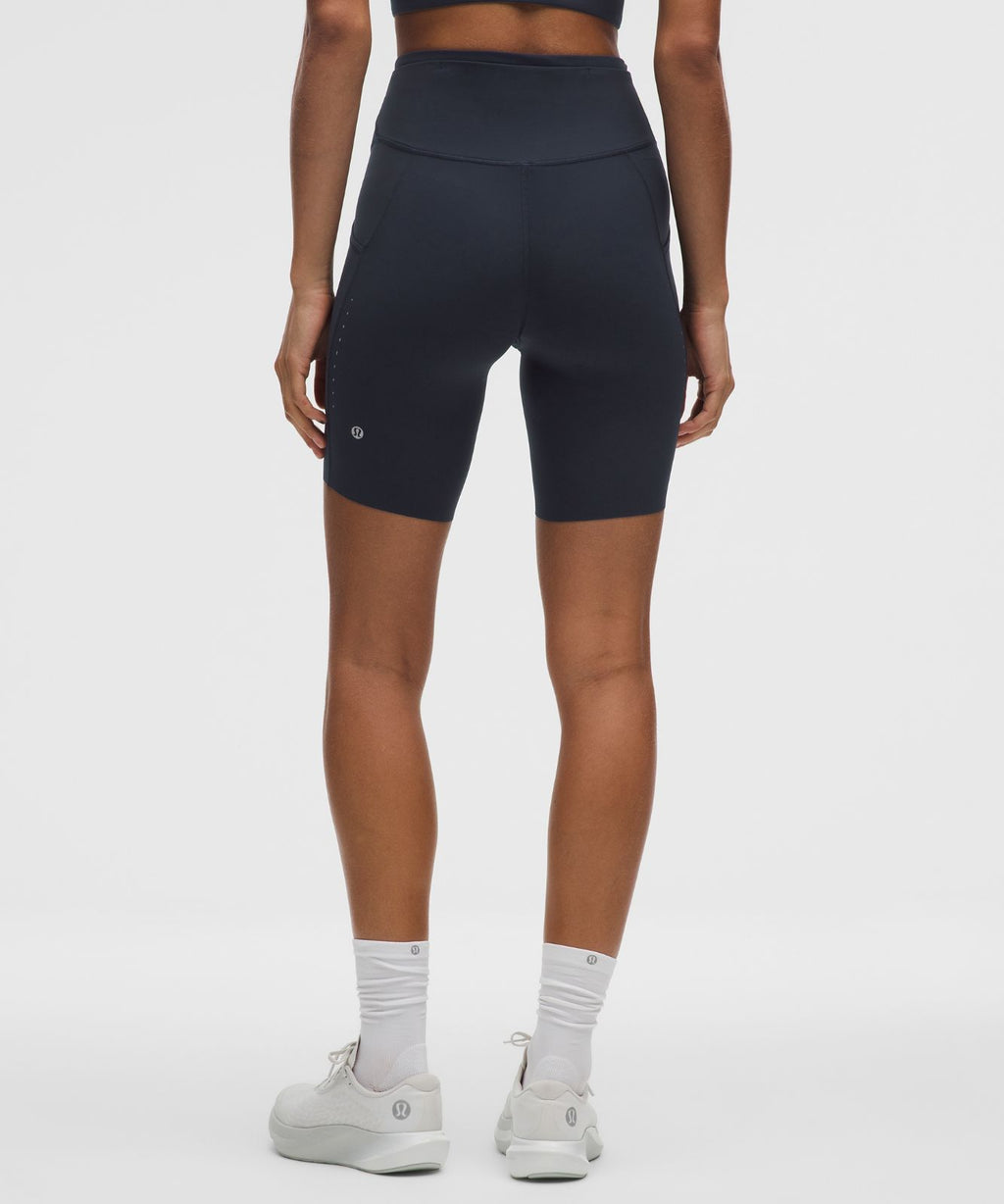 Fast and Free High-Rise Short 8" *5 Pocket True Navy