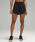 Fast and Free Reflective High-Rise Classic-Fit Short 3" Black