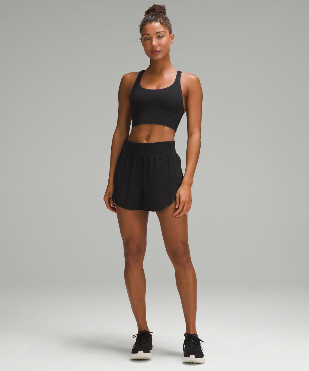 Fast and Free Reflective High-Rise Classic-Fit Short 3" Black