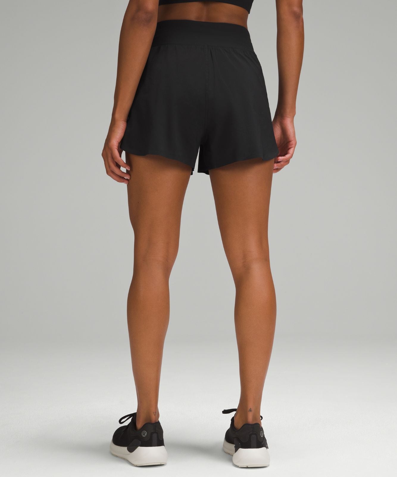 Fast and Free Reflective High-Rise Classic-Fit Short 3" Black